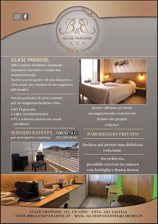 B&B Glass Paradise Catanzaro Exteriér fotografie